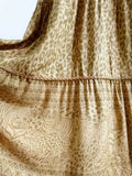 Boho Leopard Print Strappy Summer Dress