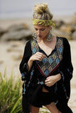 Long Sleeve Embroidery Hippie Top