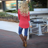 O-Neck Striped Long Sleeve Pullover