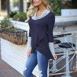 O-Neck Striped Long Sleeve Pullover