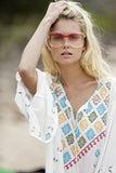 Long Sleeve Embroidery Hippie Top