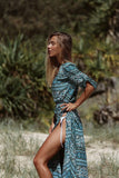 Bohemian Print Maxi Dress