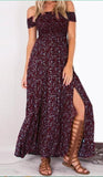 Boho Strapless Summer Dress