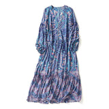 Boho Long Sleeve Floral Print Dress
