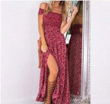 Boho Strapless Summer Dress