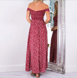 Boho Strapless Summer Dress