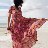 Gypsy Daisy Floral Print Dress