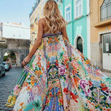 Bohemian Split Maxi Dress