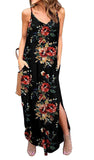 Bohemian Colorful Floral Print Maxi Dress