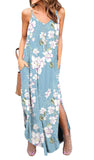 Bohemian Colorful Floral Print Maxi Dress