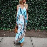 Boho Tye Dyed Maxi Dress