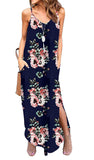 Bohemian Colorful Floral Print Maxi Dress