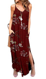 Bohemian Colorful Floral Print Maxi Dress