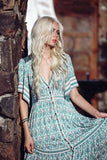Boho Inspired Floral Print Summer Dress