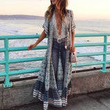 Boho Inspired Floral Print Summer Dress