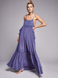 Boho Embroidery Maxi Dress