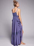 Boho Embroidery Maxi Dress