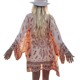 Boho Cardigan Geometric Print