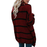 Vintage Striped Long Cardigan