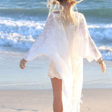 Fringe Lace Cardigan- Beach Cover Up