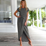 Split Long Maxi Dress