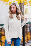 Bohemian Casual Solid Knit Sweater