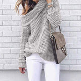 Bohemian Off Shoulder Pullover Sweater