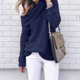 Bohemian Off Shoulder Pullover Sweater