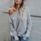 Sexy Off Shoulder Sweater