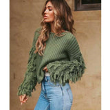 Long Tassel Hippie Chic Pullover