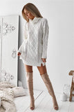Twist Knit Sweater with Pockets