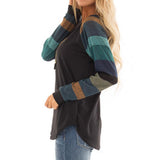 Long Sleeve Patchwork Top
