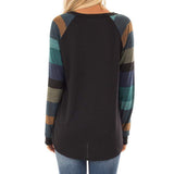 Long Sleeve Patchwork Top