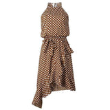 Boho Vintage Polka Dot Midi Dresses